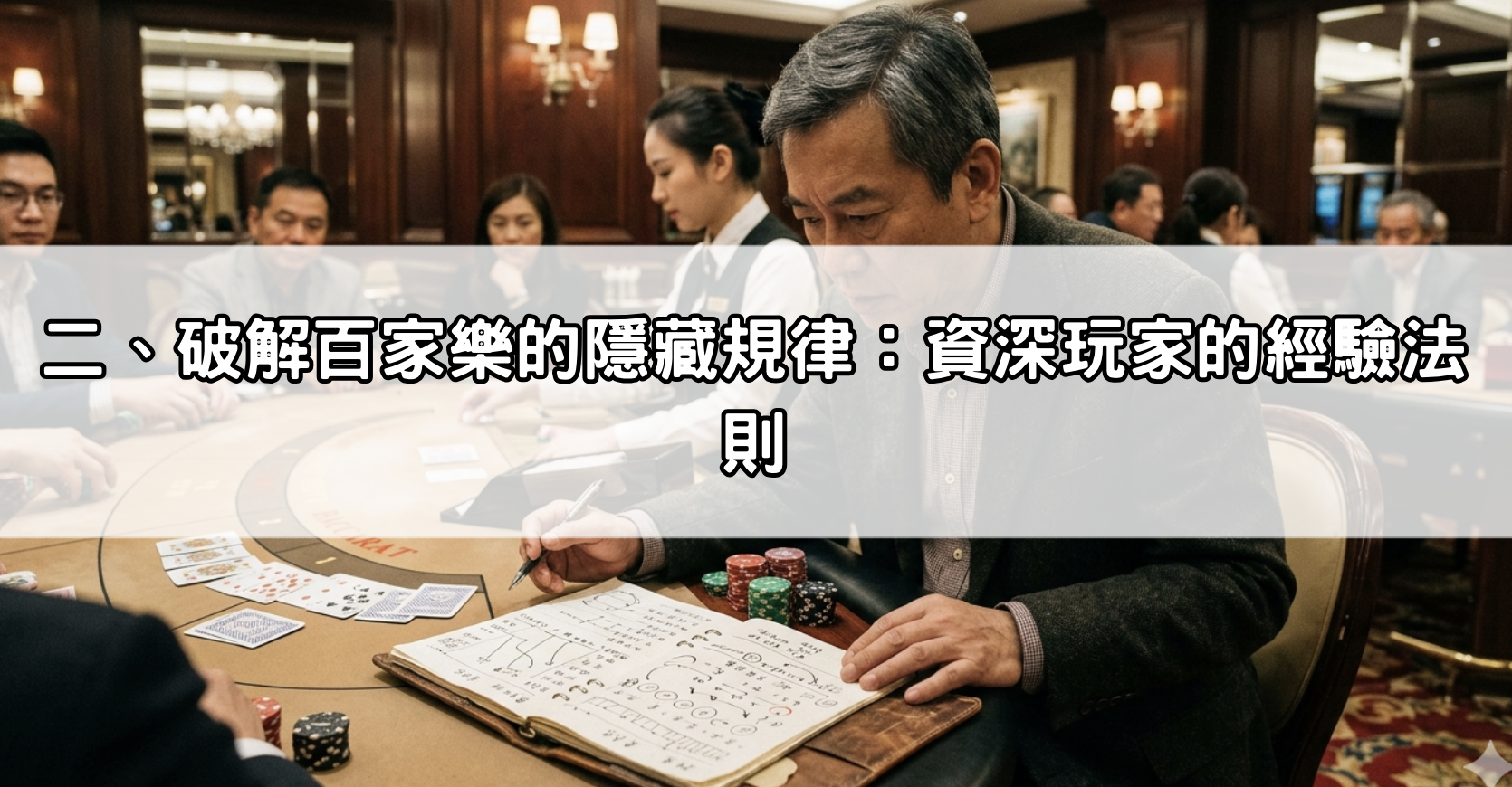 二、破解百家樂的隱藏規律：資深玩家的經驗法則